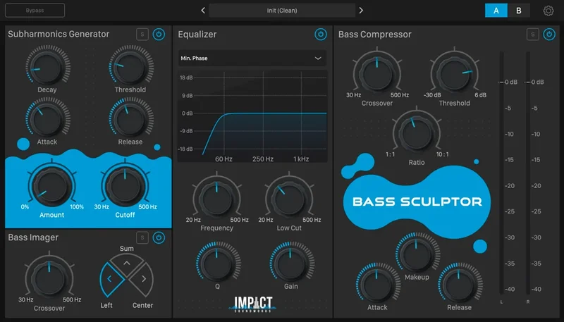 Impact Soundworks Bass Sculptor interface