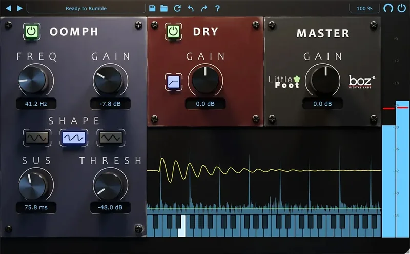 Boz Digital Labs Little Foot 2 interface