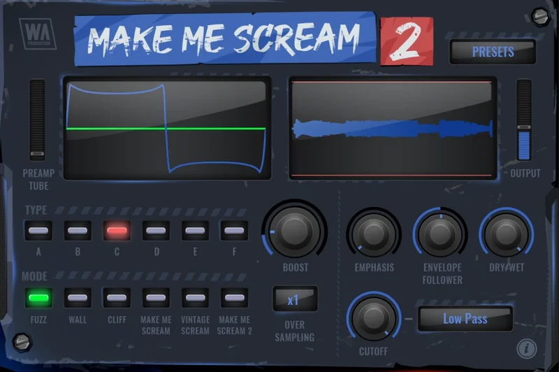 W. A. Production Make Me Scream 2 interface