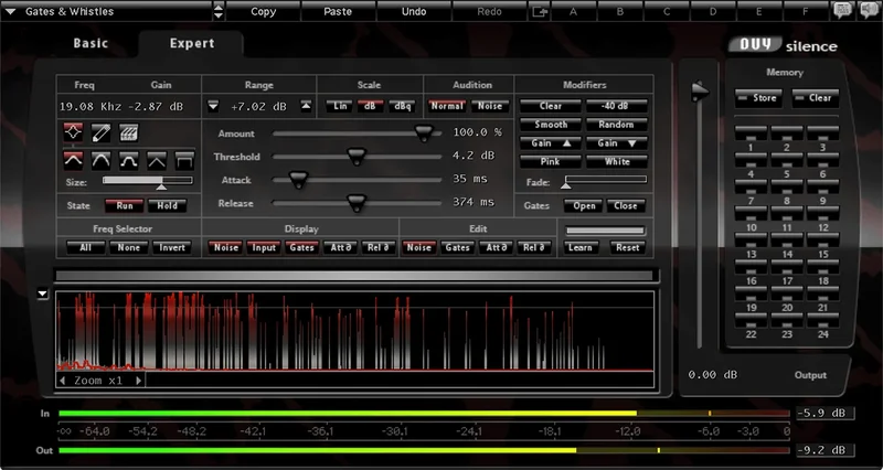 DUY Silence interface