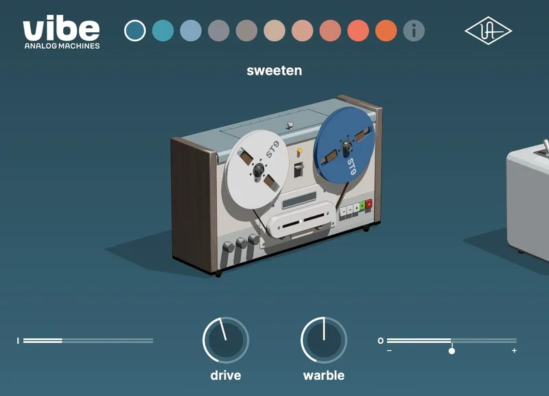 Universal Audio Vibe Analog Machines interface