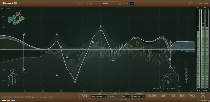 CalPochi Blackboard EQ interface
