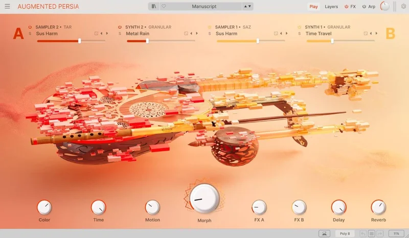 Arturia Augmented PERSIA interface