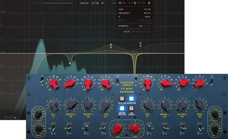 Softube Equalizers & Chandler Limited Curve Bender Bundle interface