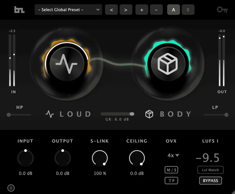 BeatSkillz LoudBody interface