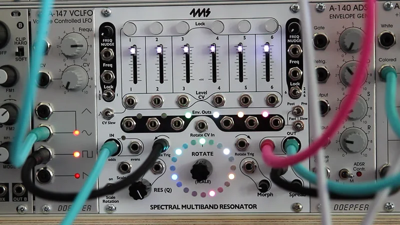 Softube Modular Add-On: 4ms Spectral Multiband Resonator (SMR) interface