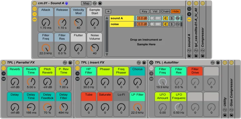 THEPHONOLOOP Cassette Mallets.01 for Ableton interface