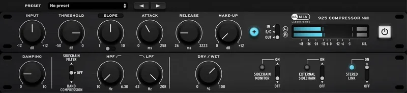MIA Laboratories 925 Compressor MKII interface