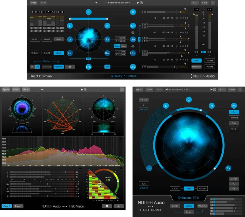 Nugen Audio Halo Suite interface
