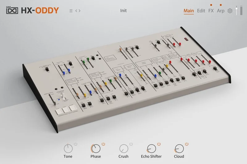 UVI HX-ODDY interface