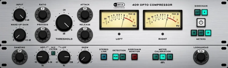 MIA Laboratories 409 Opto Compressor interface
