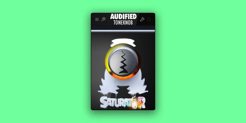 Audified ToneKnob Saturator interface