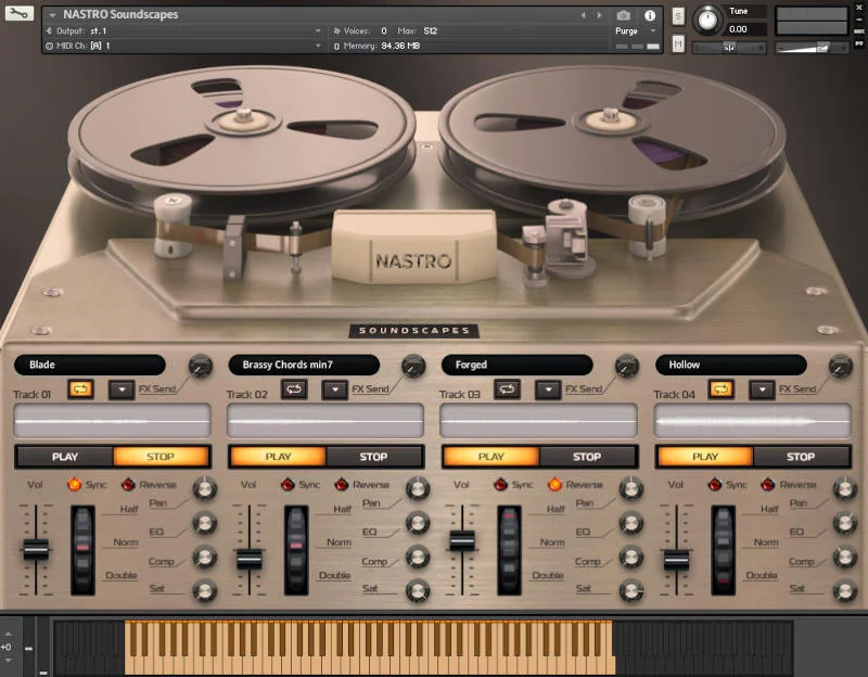 HAVE Audio Nastro Soundscapes interface