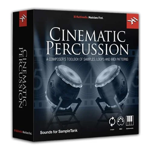 IK Multimedia IKM Cinematic Percussion interface