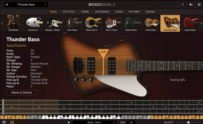 IK Multimedia MODO BASS Thunder Bass interface