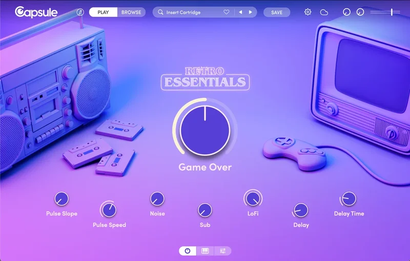 Capsule Audio Retro Essentials interface