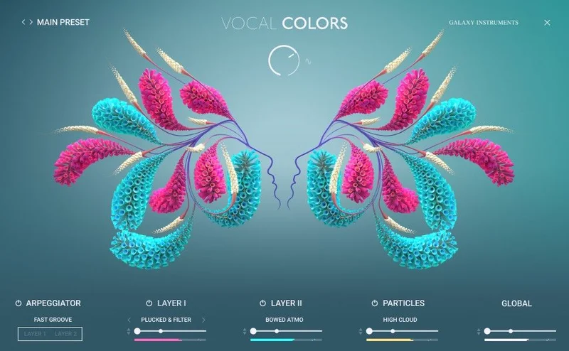 Native Instruments Vocal Colors interface