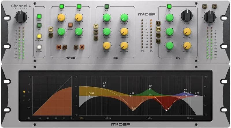 McDSP Channel G HD v7 interface