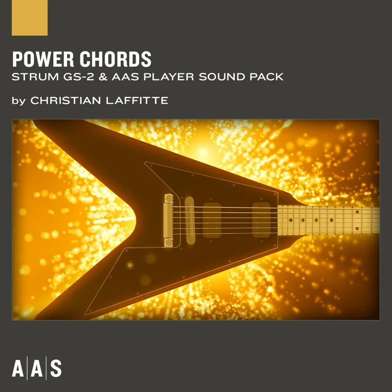 AAS Power Chords Strum GS-2 Sound Bank interface