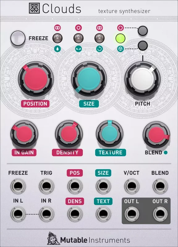 Softube Modular Add-On: Mutable Instruments Clouds interface