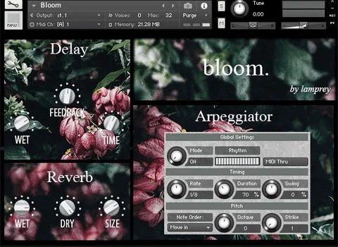 Iamlamprey Bloom interface