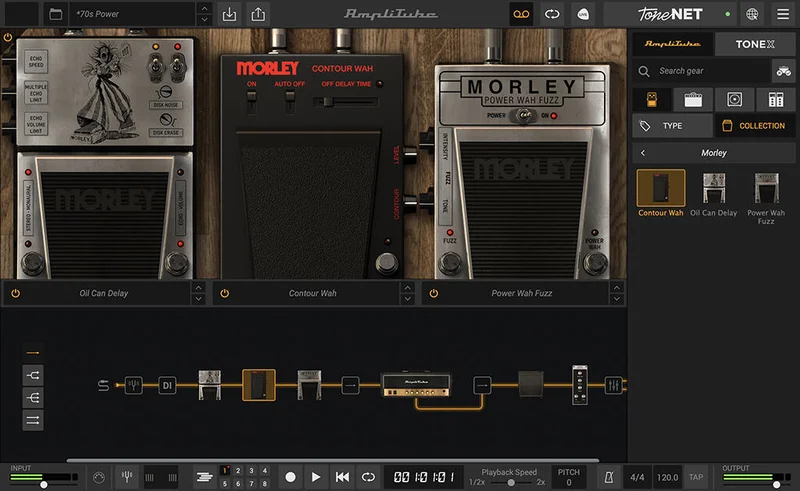IK Multimedia Morley Collection interface