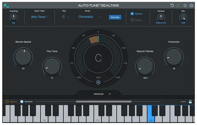 Universal Audio Auto-Tune Realtime X interface