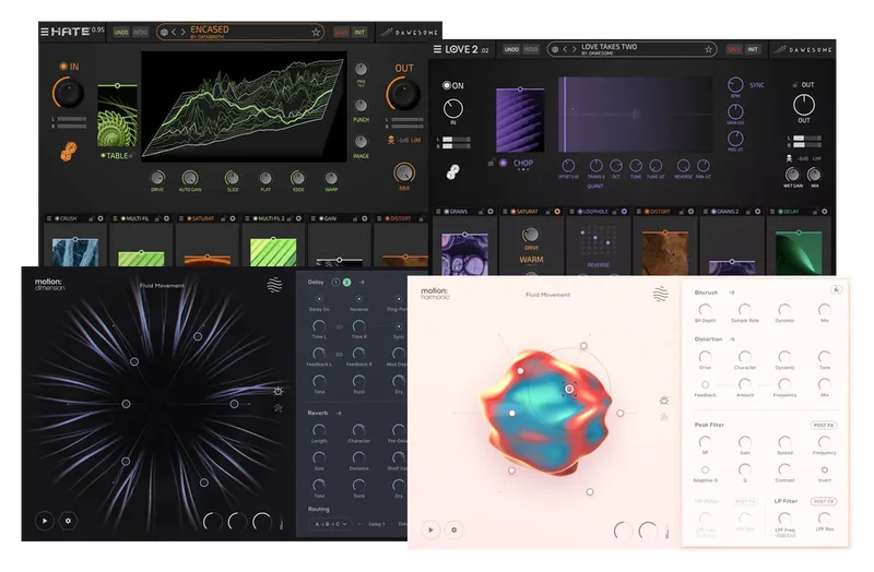 Exclusive Bundles+ Dawesome x Excite Audio Effects Bundle interface