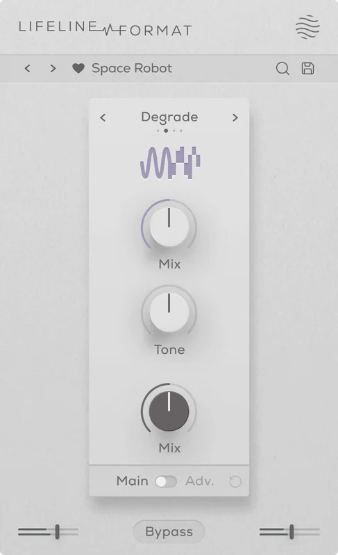 Excite Audio Lifeline Format interface