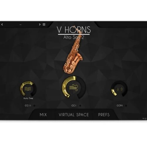 Acousticsamples VHorns Alto Saxophones interface