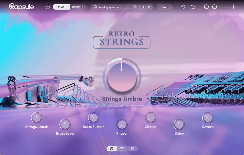 Capsule Retro Strings interface