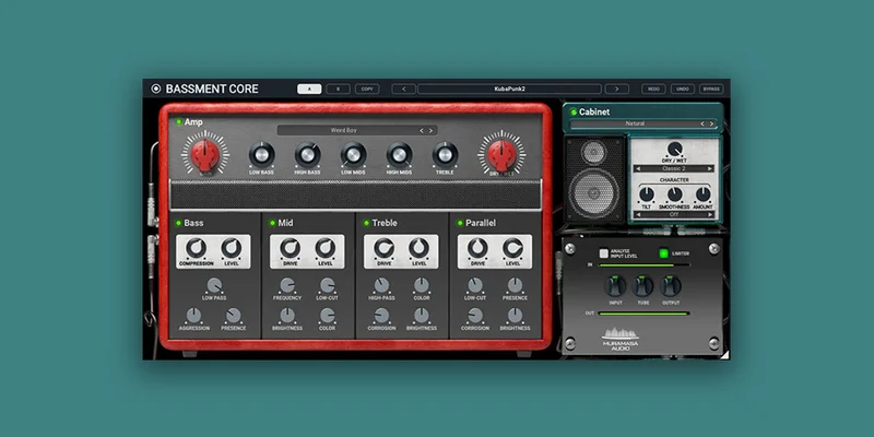 United Plugins Bassment Core interface