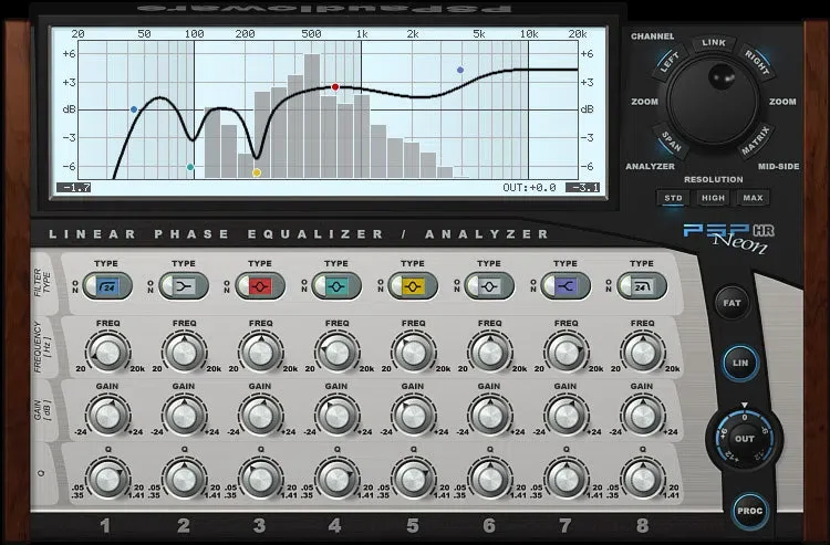 PSP Audioware Neon HR interface