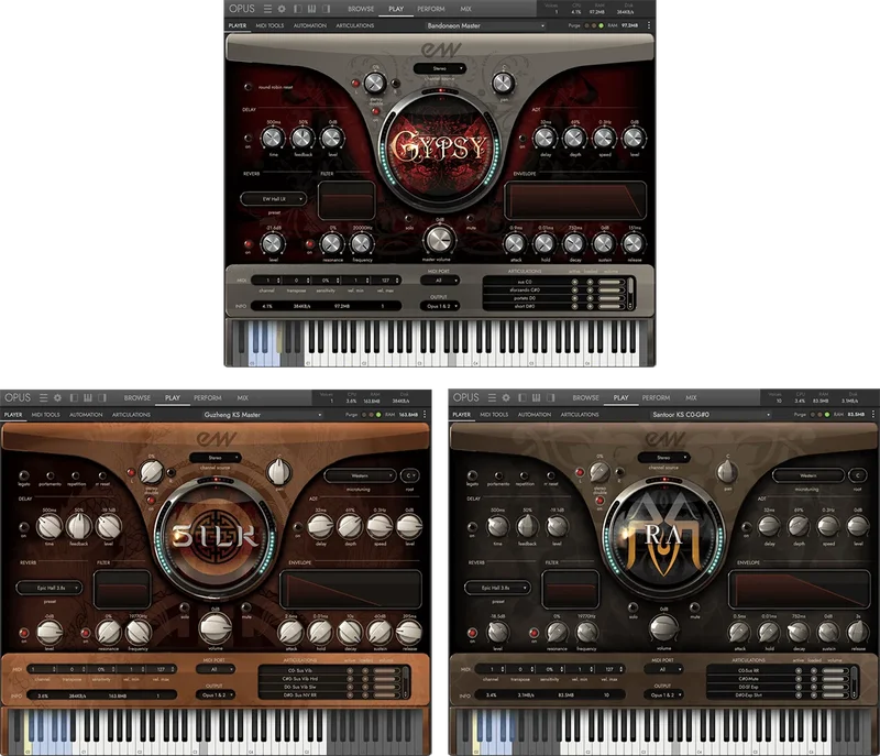 EastWest Gypsy / RA / Silk Bundle interface
