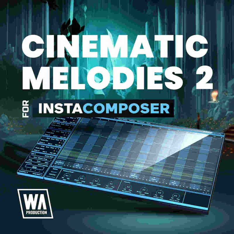 W. A. Production Cinematic Melodies 2 for InstaComposer interface