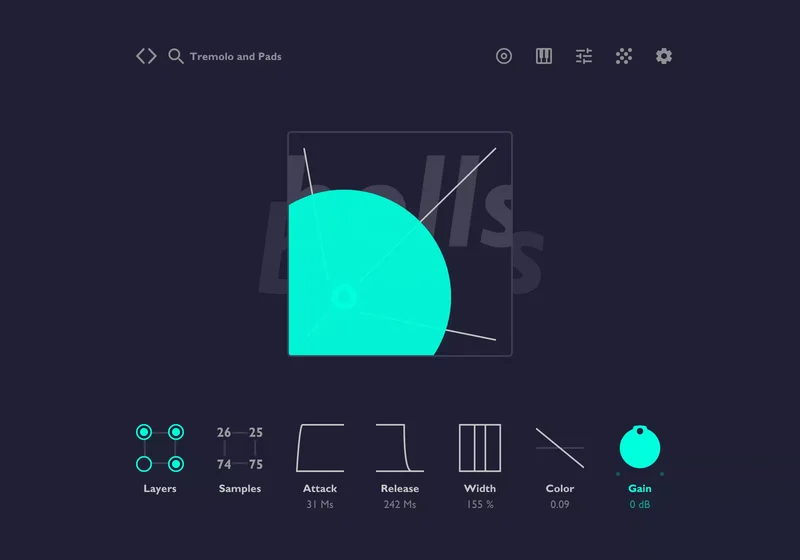 Thenatan Audio Bells interface