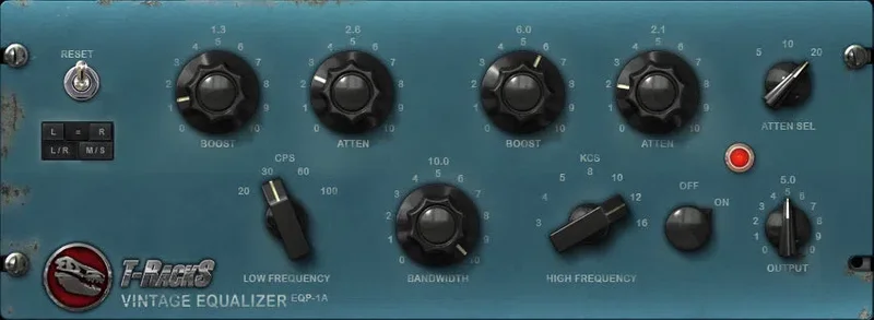 IK Multimedia Vintage Tube Program Equalizer interface