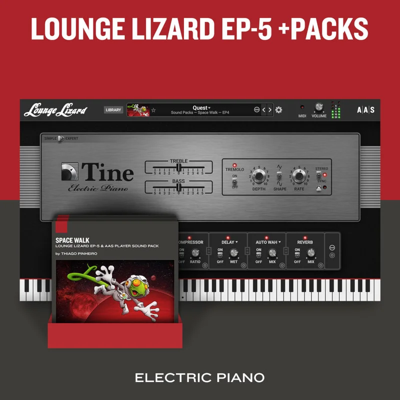 Applied Acoustics Systems Lounge Lizard EP-5 + PACKS interface