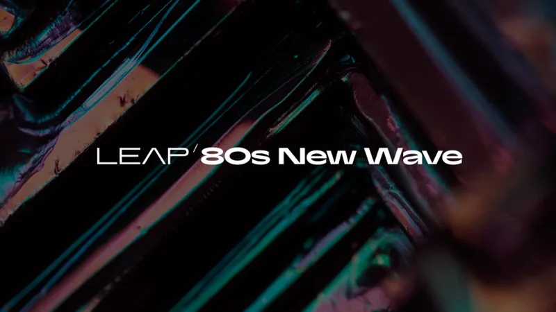 80s New Wave interface