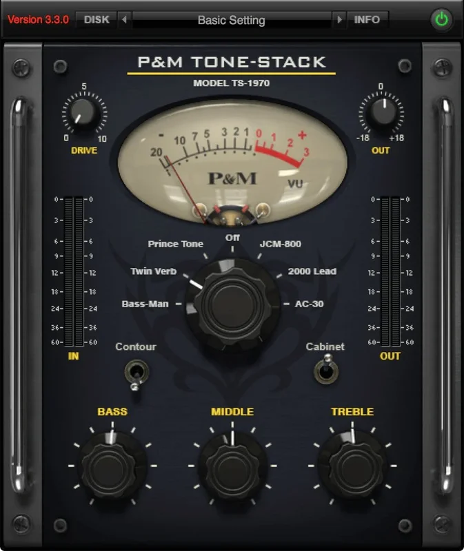 Plug And Mix ToneStack interface