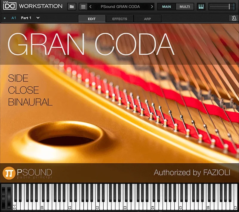 Psound Gran Coda interface