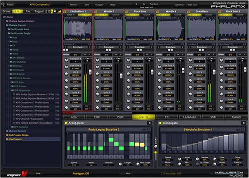 Vengeance Sound Phalanx interface