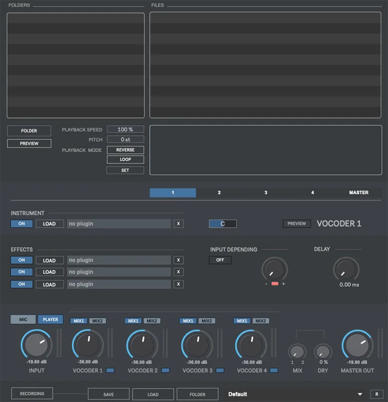 Digital Brain Instruments Multiplex Vocoder 3 Upgrade from Multiplex Vocoder 2 interface