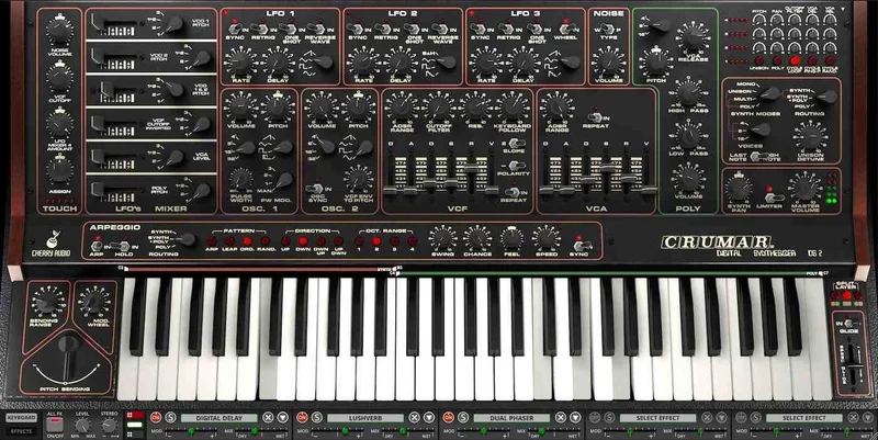 Cherry Audio DS-2 Synthesizer interface