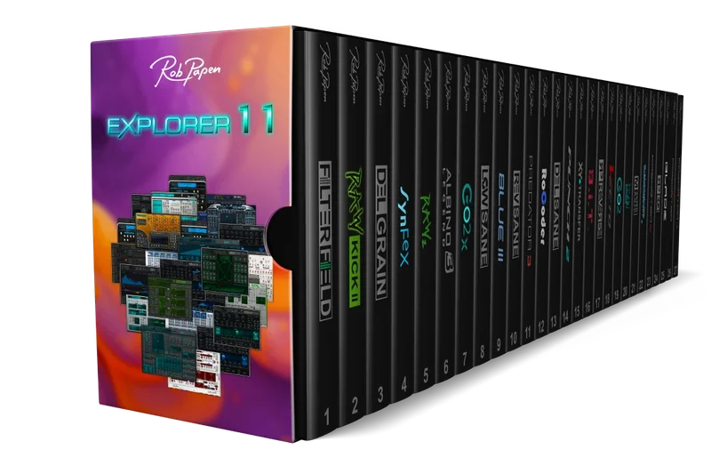 Rob Papen eXplorer 11 Upgrade from 1 Rob Papen Product interface