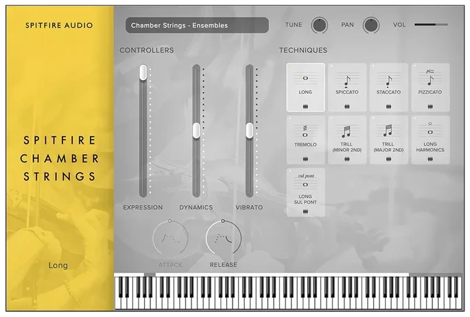 Universal Audio Spitfire Chamber Strings interface