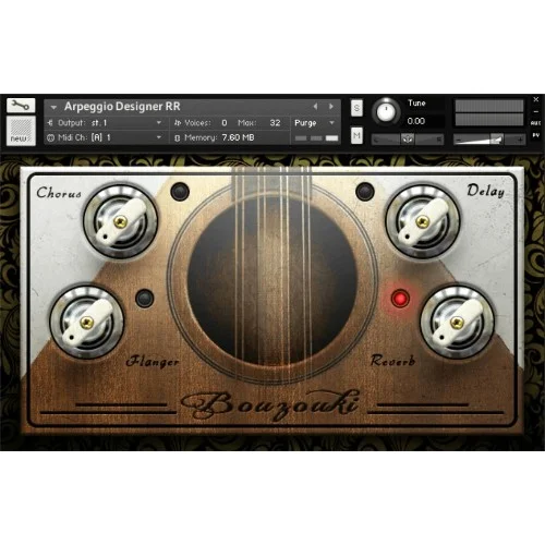 Dream Audio Tools Indie Bouzouki interface