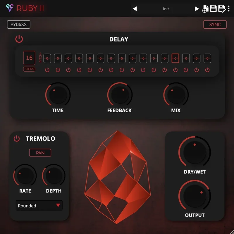 Ear Candy Ruby II interface