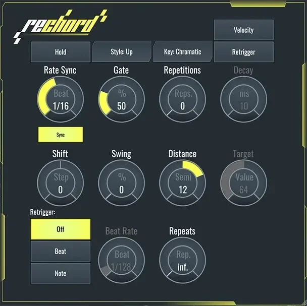 SoundBridge reChord interface