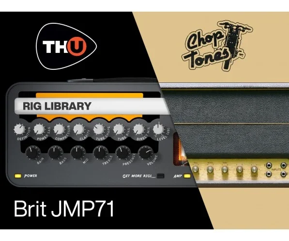 Overloud Choptones Brit J71 - TH-U Rig Library interface